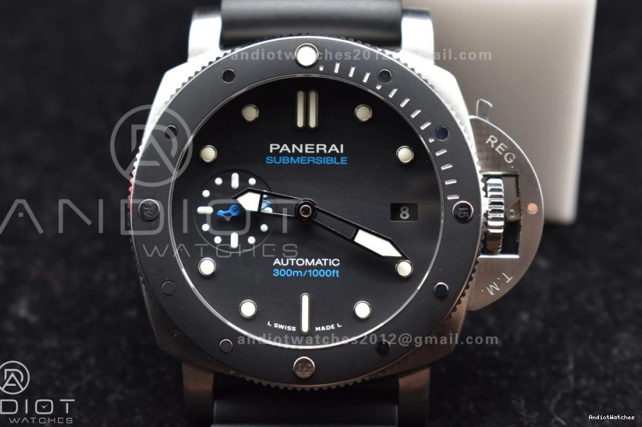 Rubber Strap 1:1 PAM683 MultiPurpose Black on Black Best XXXIV 459 Y SBF Dial Edition 0226